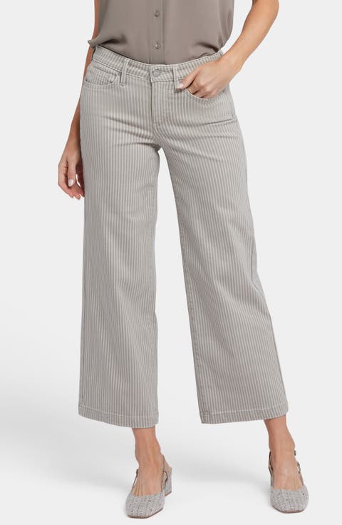 Women's Grey Wide-Leg Pants | Nordstrom