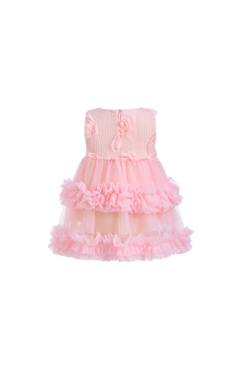 Tulleen Flower Layered Tulle Dress, Alternate, color, Pink