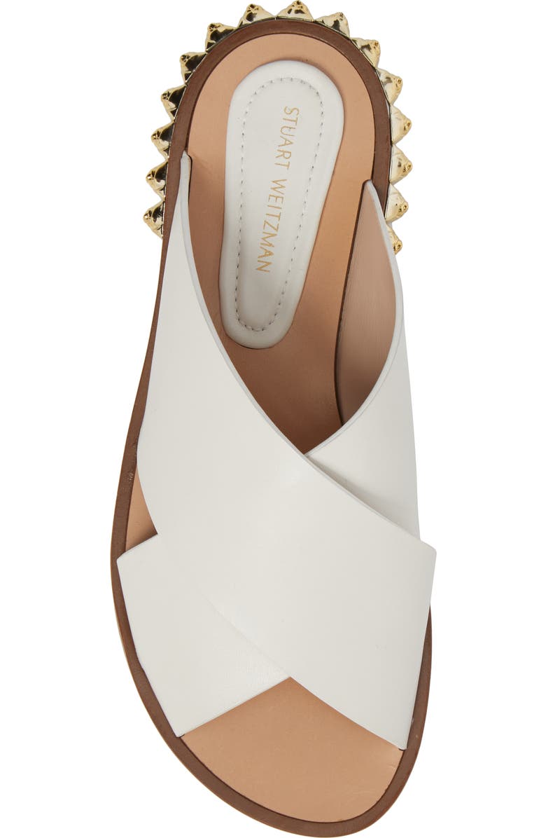 Stuart Weitzman Rockrose Studded Slide Sandal, Alternate, color,