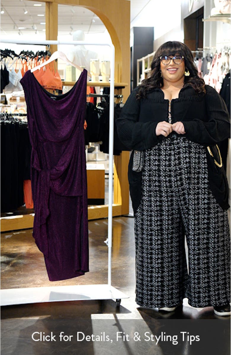 Paloma Tie Waist One-Shoulder Midi Dress, sales video thumbnail