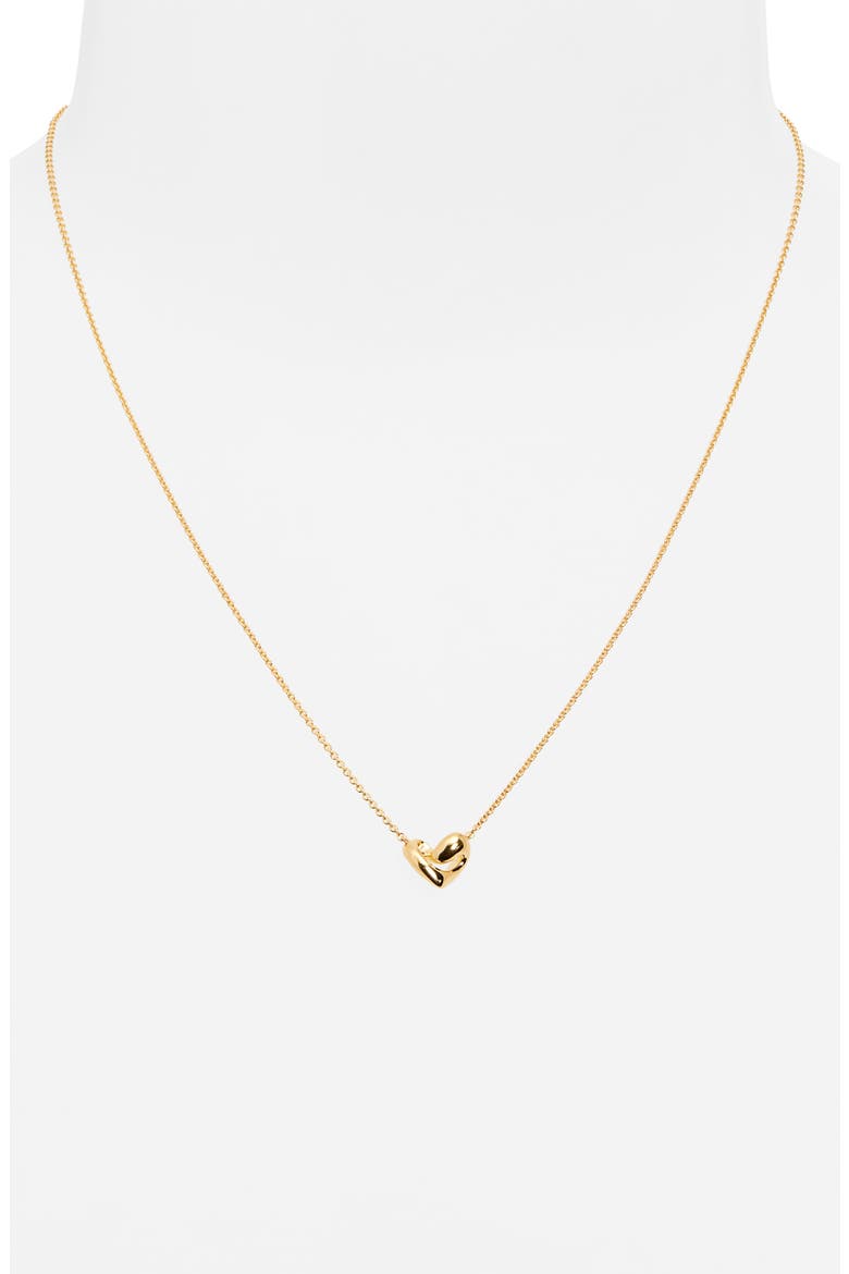 Small Infinity Heart Necklace, Alternate, color, 18CT GOLD VERMEIL