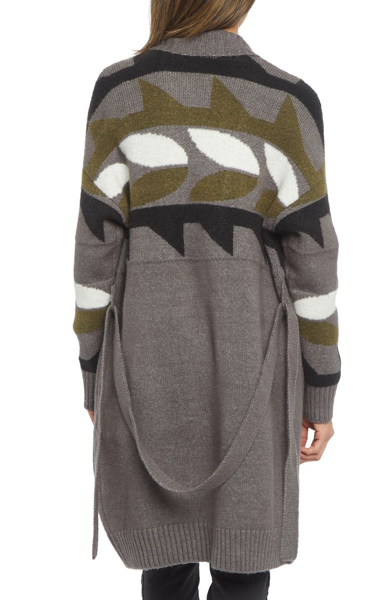 NYDJ Fair Isle Longline Cardigan, Alternate, color,