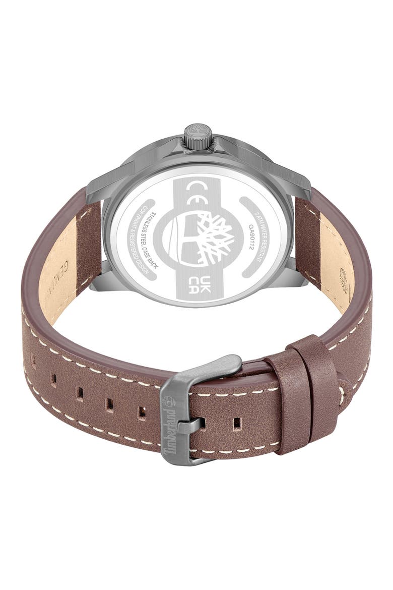 Quartz Analog Watch, Alternate, color, BROWN