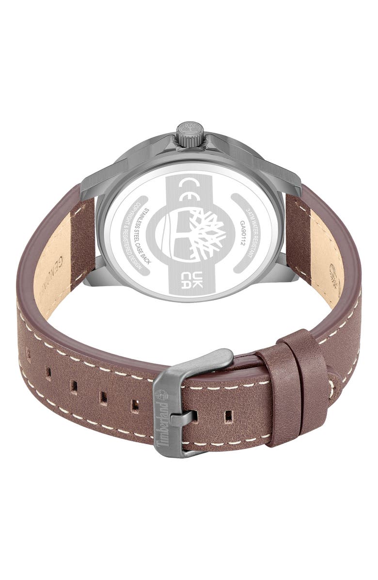 Timberland Quartz Analog Watch, Alternate, color, Brown