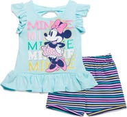 Disney Minnie Mouse Tank Top & French Terry Shorts Set