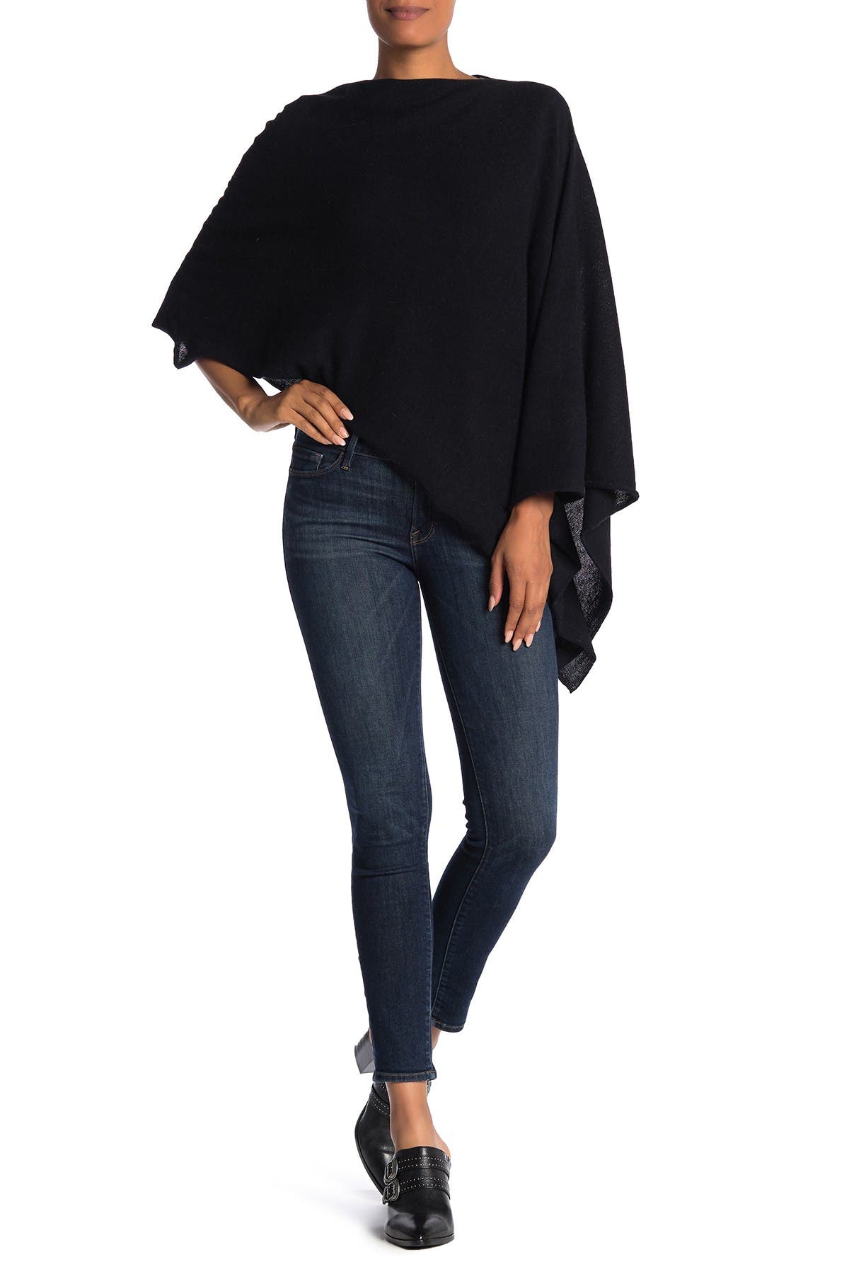 Lightweight Cowl Neck Poncho