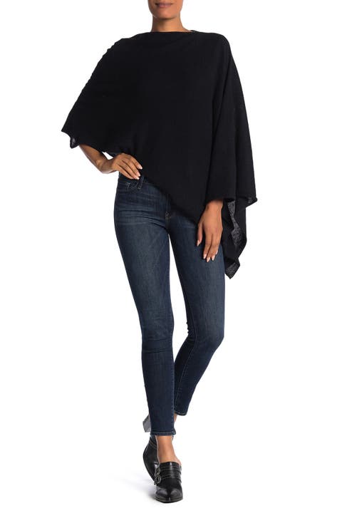 Lightweight Cowl Neck Poncho