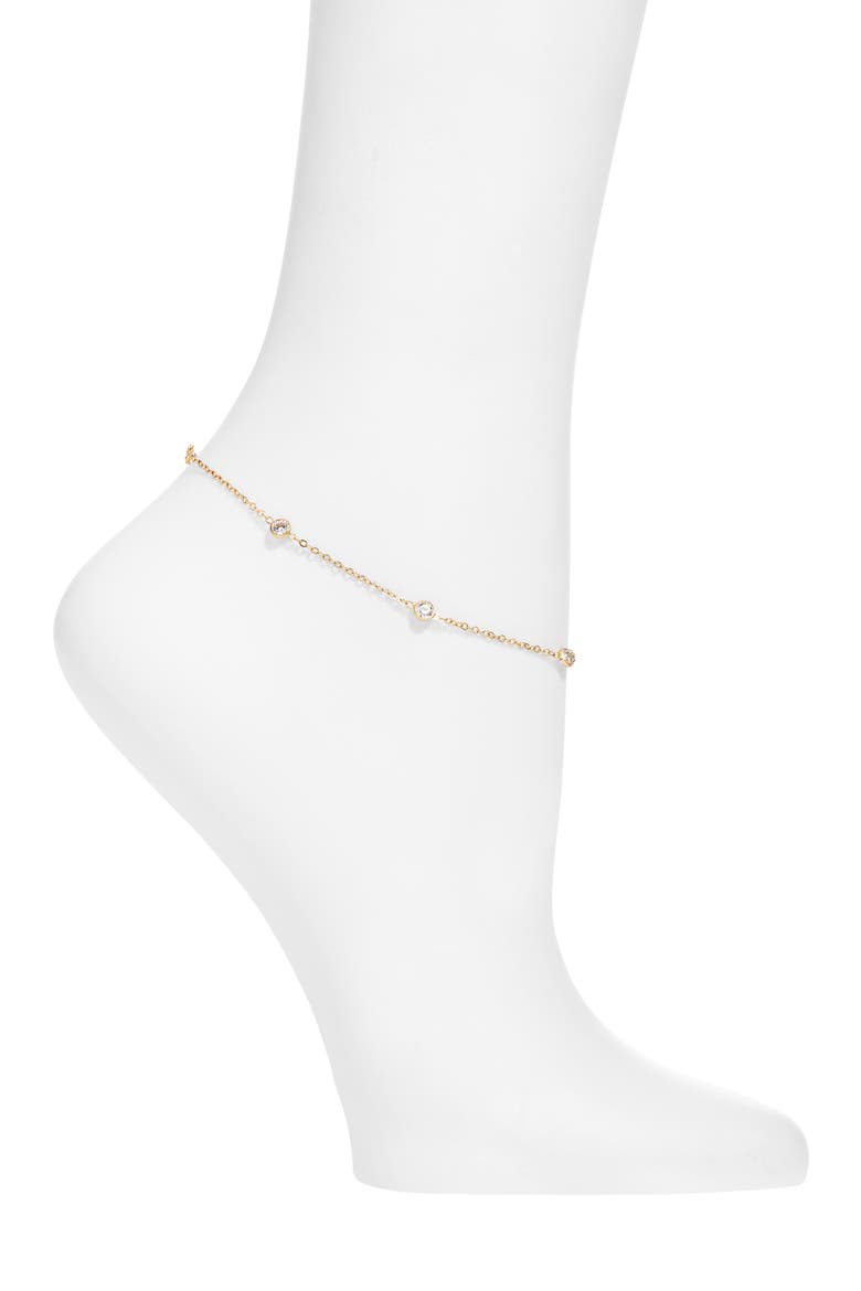 Faye Anklet, Main, color, GOLD