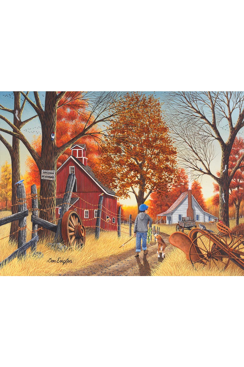 Welcome New Neighbors 500 piece Jigsaw Puzzle for Adults, Alternate, color, Multicolor