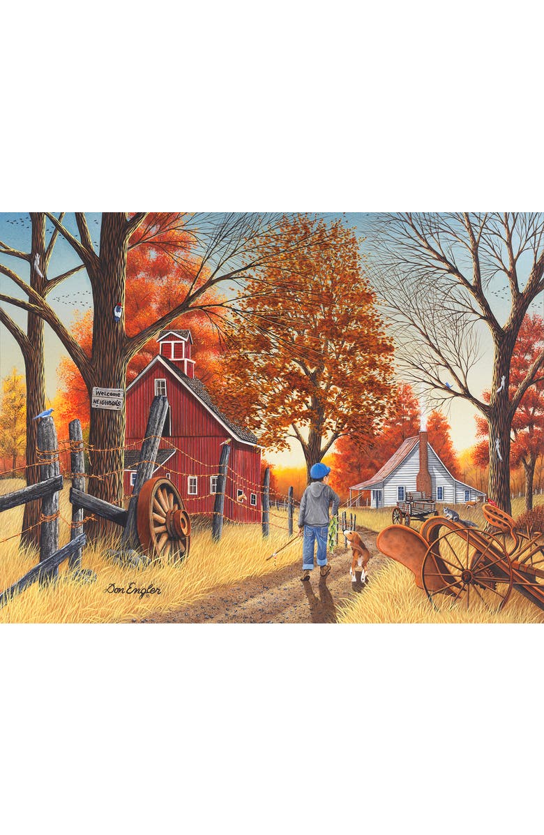 Sunsout Welcome New Neighbors 500 piece Jigsaw Puzzle for Adults, Alternate, color, Multicolor