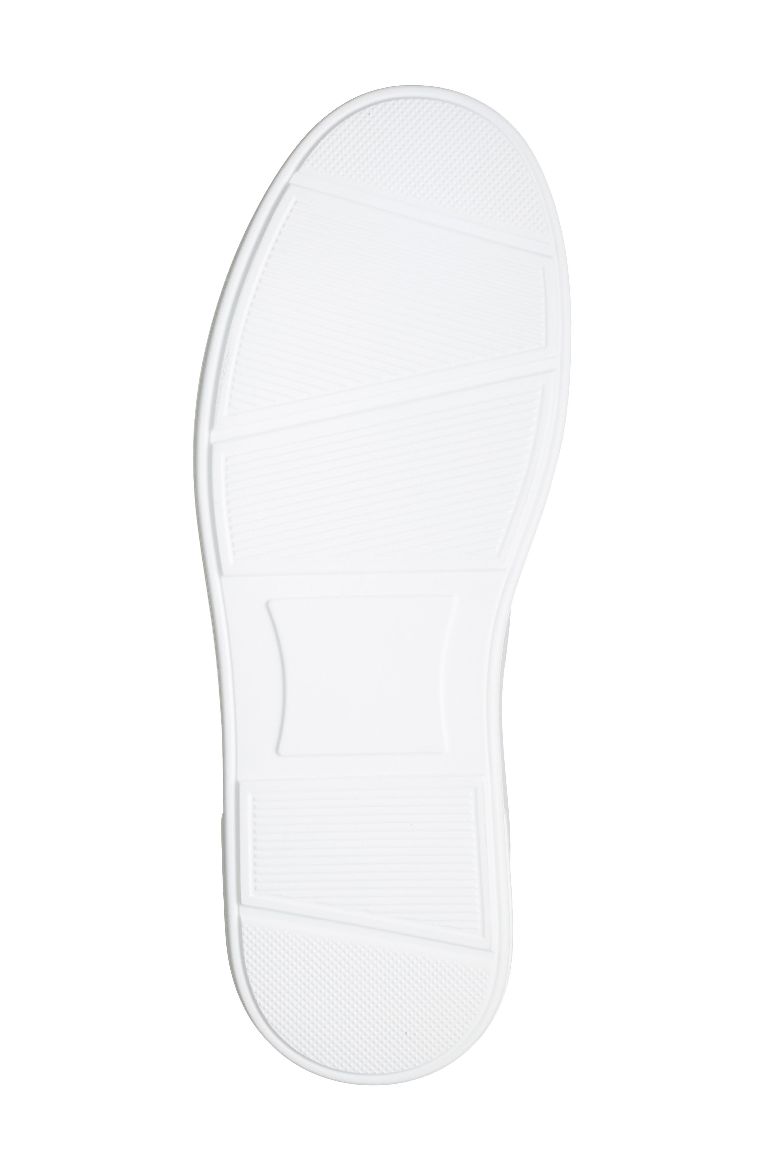 Roberto Cavalli Metal Logo Low Top Sneaker, Alternate, color, White/ Black