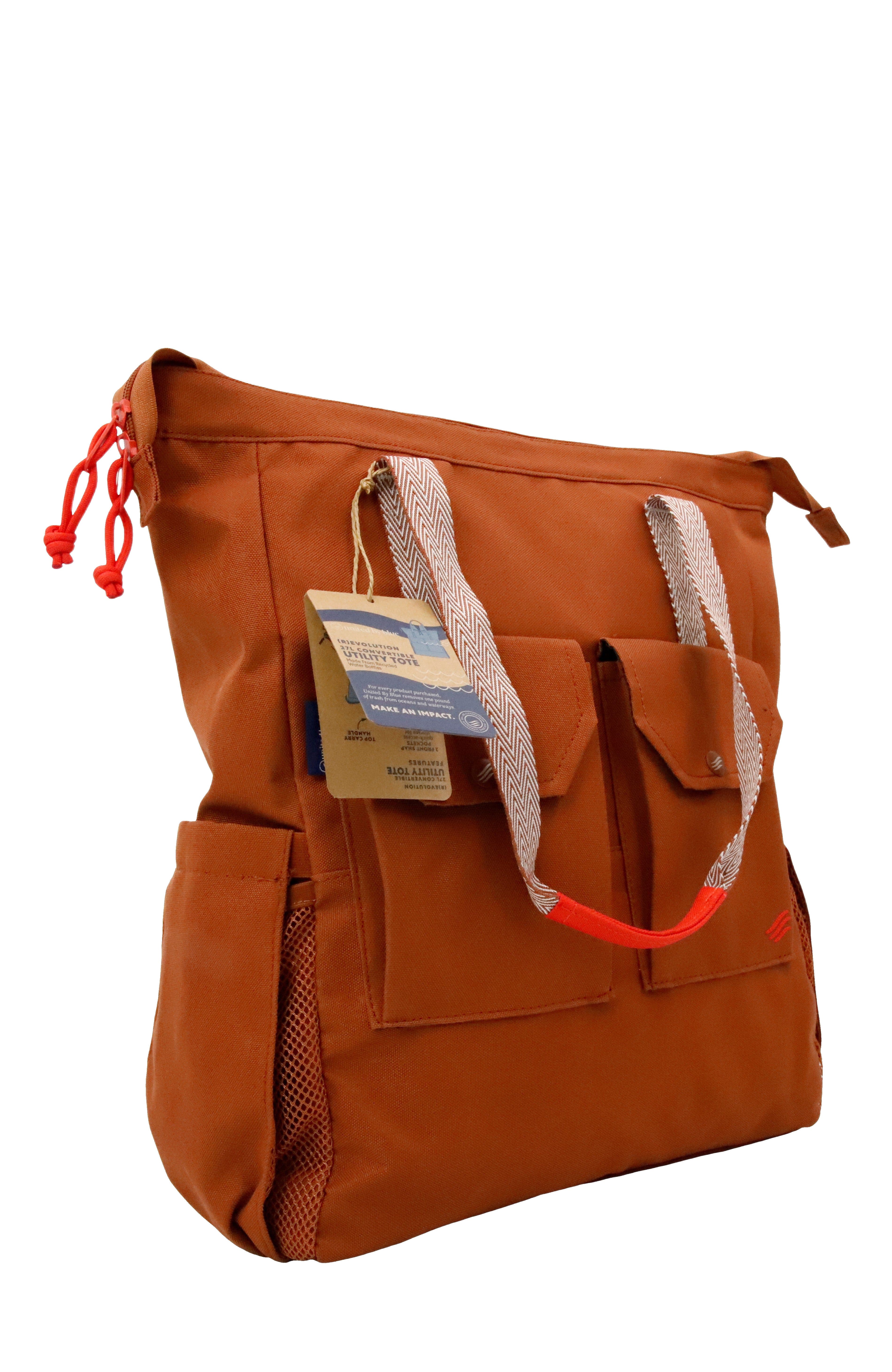 United By Blue (R)evolution Utility Convertible Tote, Alternate, color, Medium Brown