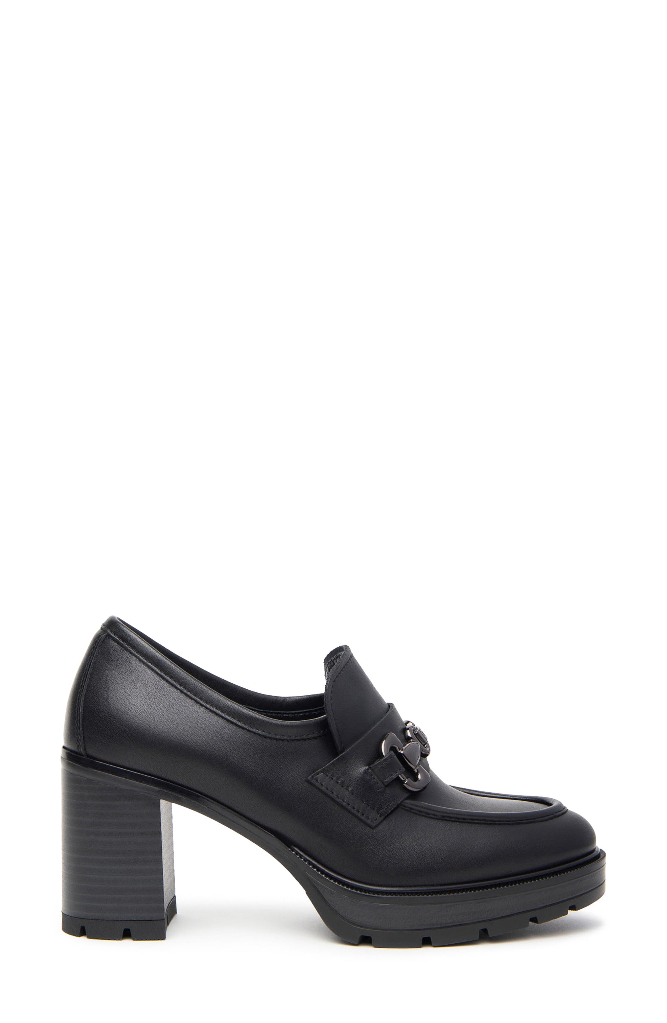 NeroGiardini Bit Loafer Pump, Alternate, color, Black