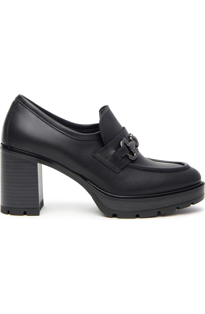 NeroGiardini Bit Loafer Pump, Alternate, color, Black
