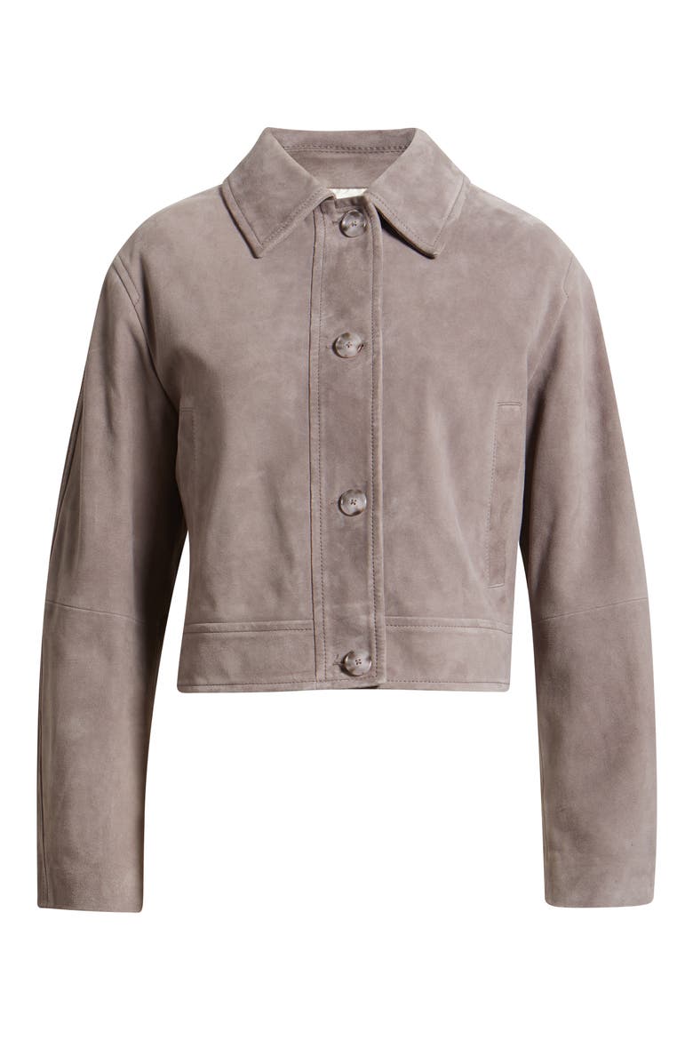 Sadela Suede Jacket, Alternate, color, OPEN PURPLE
