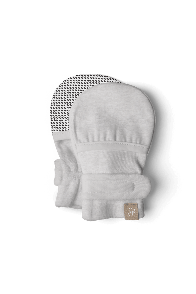 Stay On Baby Mitts, Alternate, color, Storm Gray Gridlock 2pk