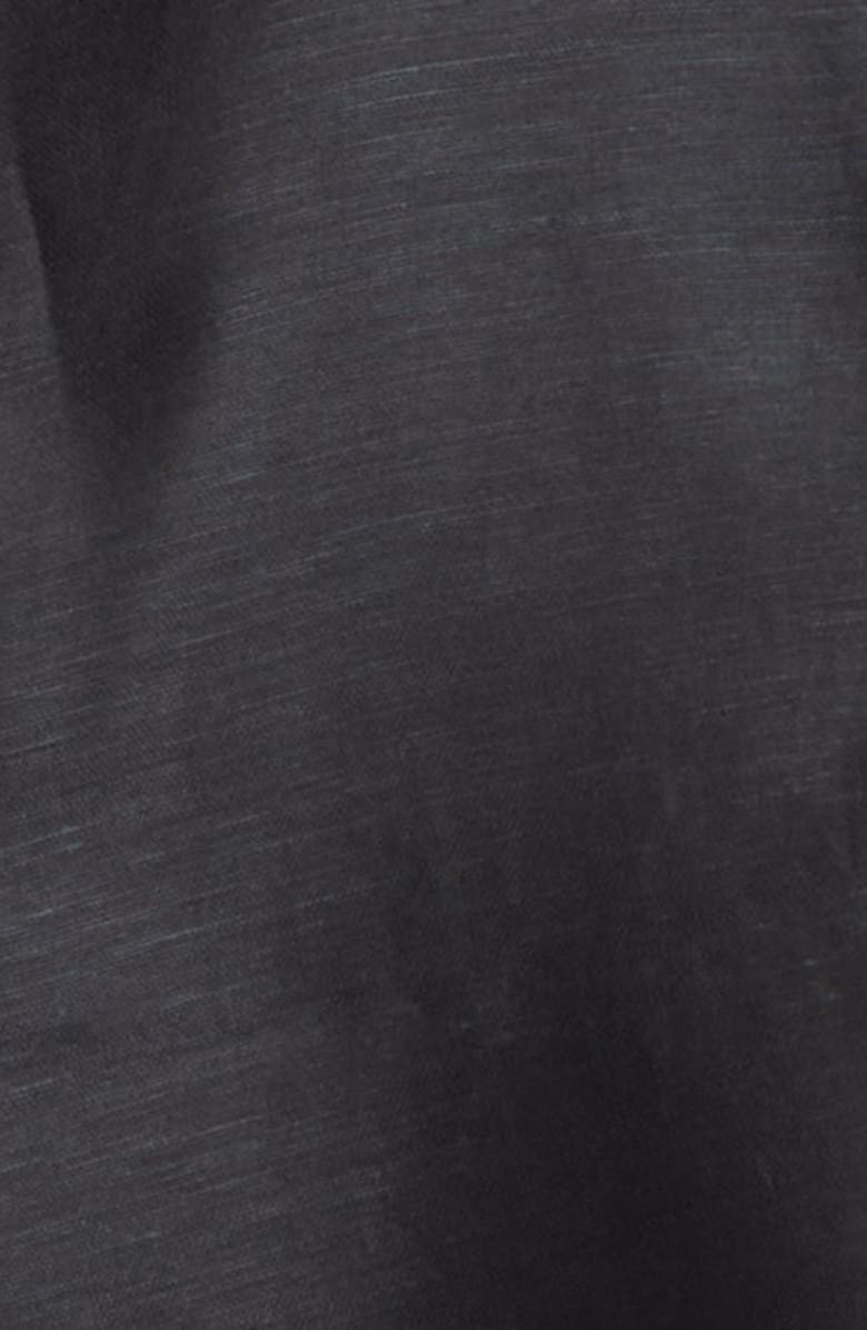 Zimmermann Kindred Spirit Luna Ruffle Linen & Silk Minidress, Alternate, color, Black