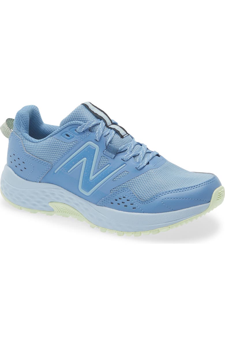 New Balance 410v8 Trail Sneaker, Main, color, Blue Laguna/ Light Blue Chrome