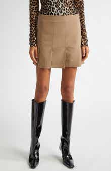Ganni Pleated Miniskirt