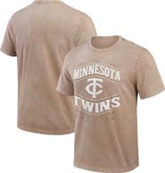 Darius Rucker Collection by Fanatics Men's Darius Rucker Collection by Fanatics Tan Minnesota Twins Sun Faded T-Shirt