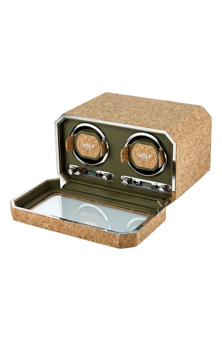 WOLF Cortica Double Watch Winder, Alternate, color, Cork