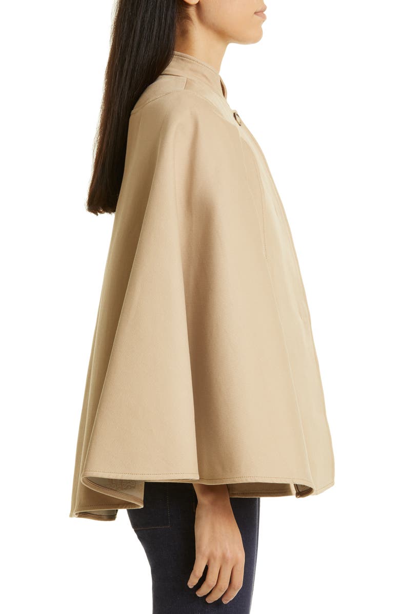 Max Mara Valdez Cotton Cape, Alternate, color,
