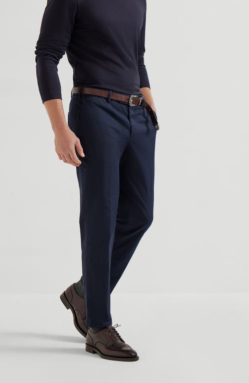 Brunello Cucinelli Pant In Blue
