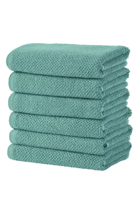 Popcorn Texture 6-Piece Towel Set