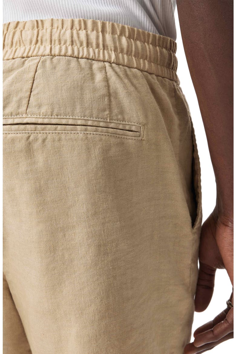Daryl Linen Blend Drawstring Shorts, Alternate, color, FADED TWINE