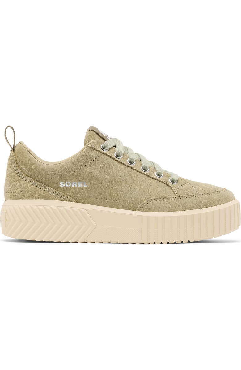 SOREL Ona Ave Waterproof Low Top Sneaker, Alternate, color, Dusty Twill/ Chalk