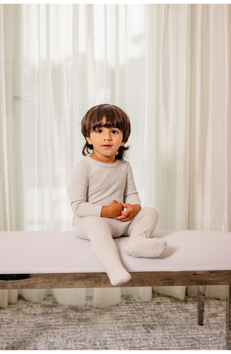 Pouf Boys Vintage Bear Footie, Alternate, color, Beige