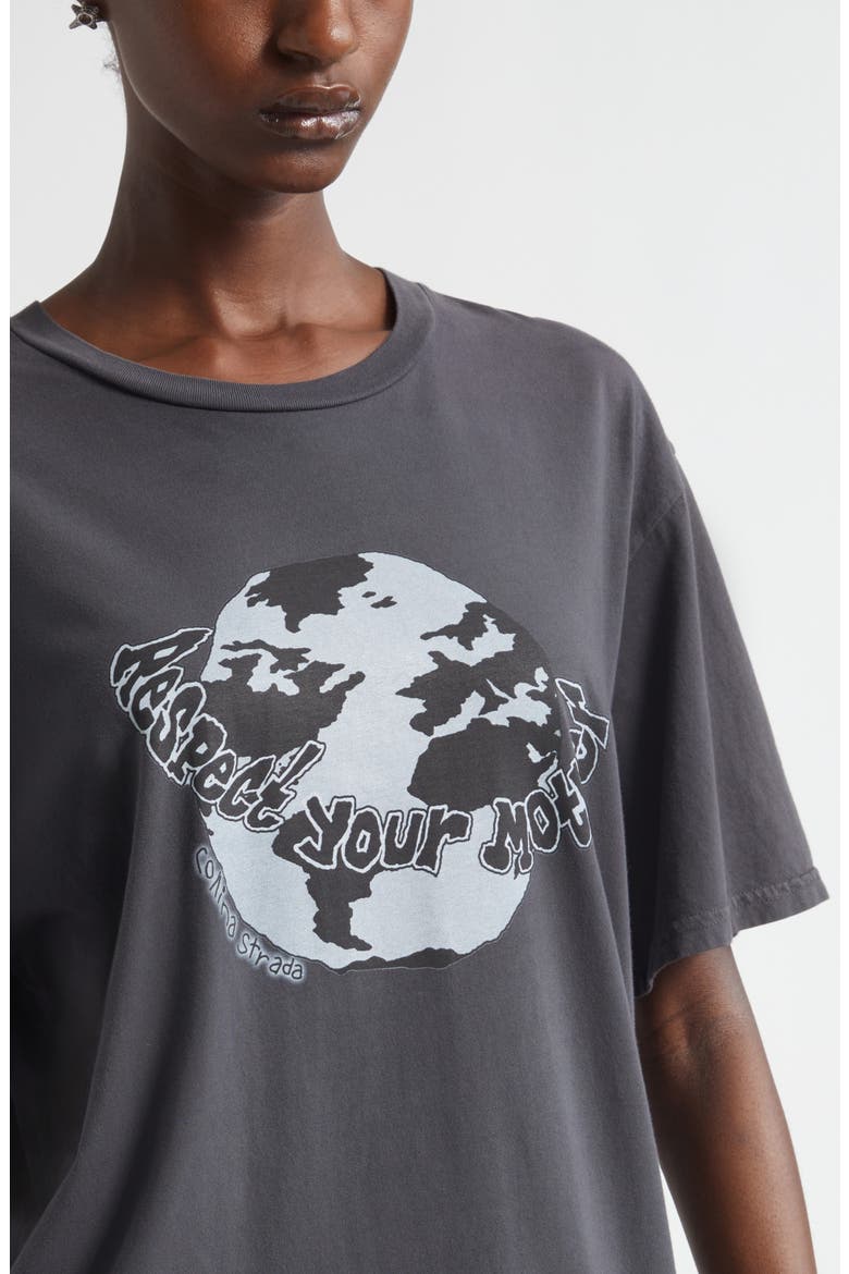 Oversize Organic Cotton Graphic T-Shirt, Alternate, color, RESPECT