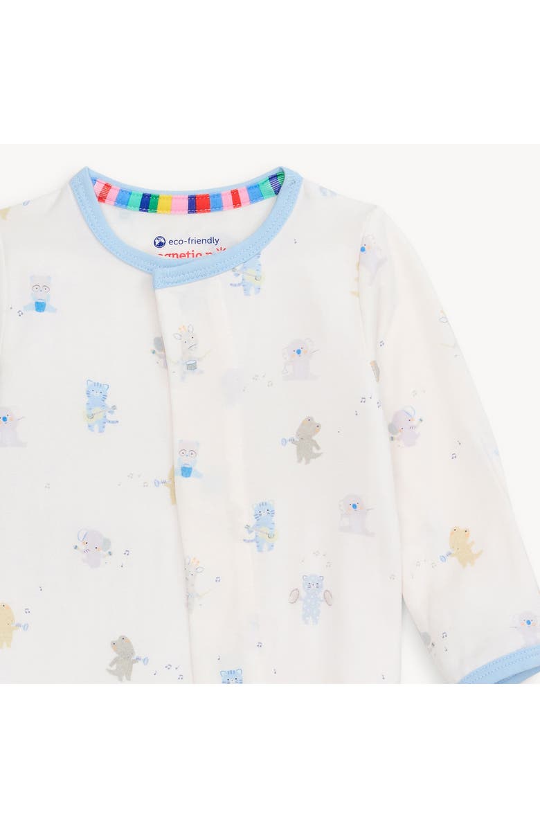 Magnetic Me Baby Beats Footie, Alternate, color, White