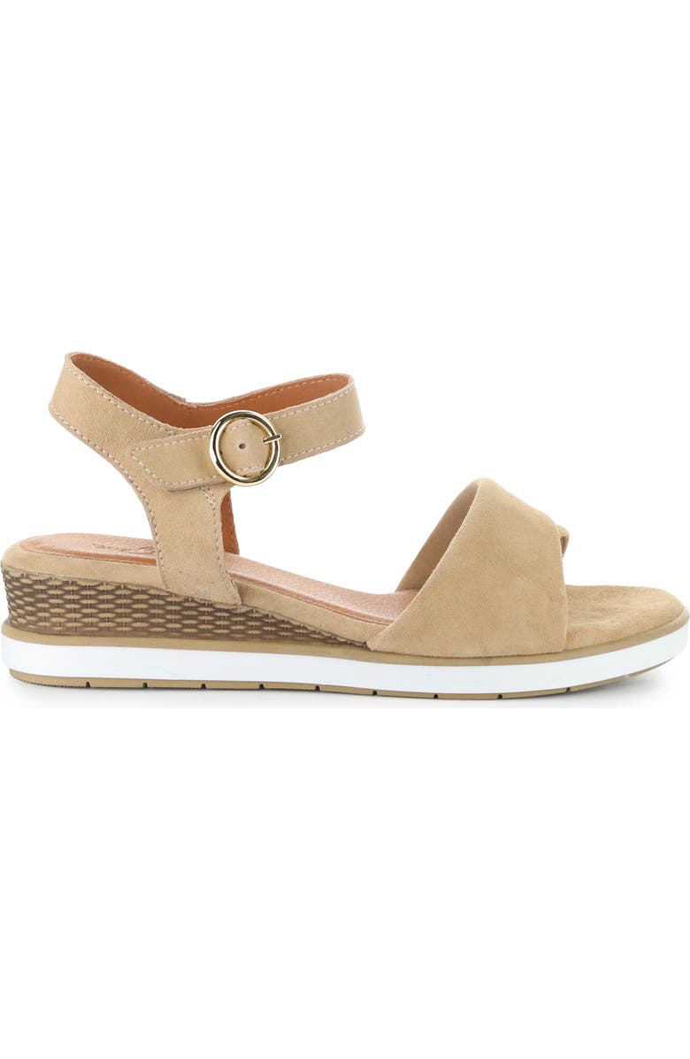 Bos. & Co. Avon Platform Wedge Sandal, Alternate, color, Almondine