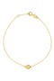 14K Gold Ball Chain Bracelet