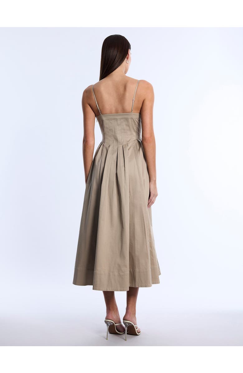 BCBGMAXAZRIA Fit and Flare Dress, Alternate, color, Sandstone