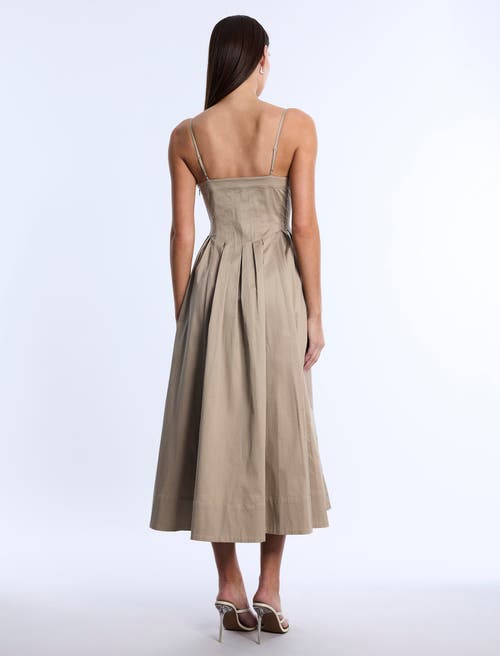 Bcbg Fit And Flare Dress In Neutral