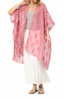 SAACHI Embossed Ruana