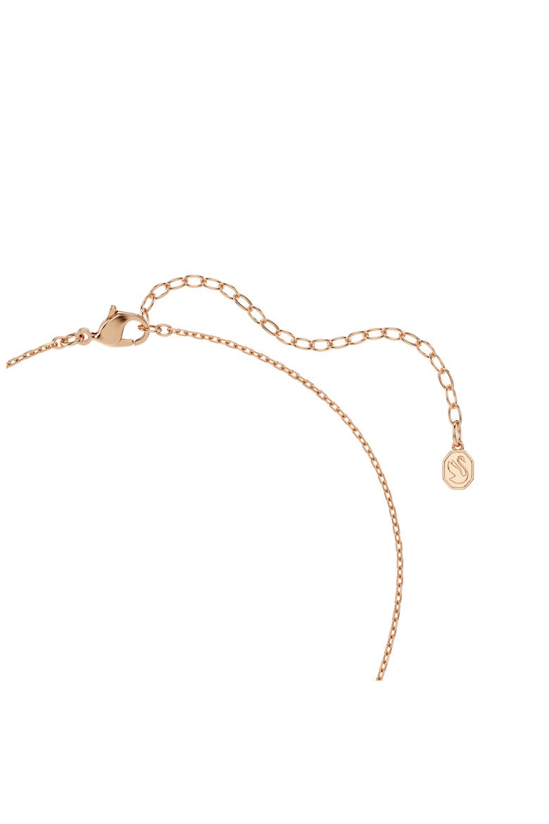 Dextera Interlink Pendant Necklace, Alternate, color, ROSE GOLD/ WHITE
