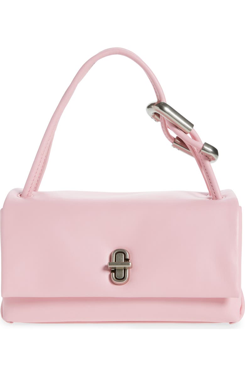 Marc Jacobs The Mini Dual Top Handle Bag, Main, color, Ribbon Pink