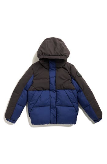 Save The Duck Kids' Otto Hooded Puffer Jacket In Multi