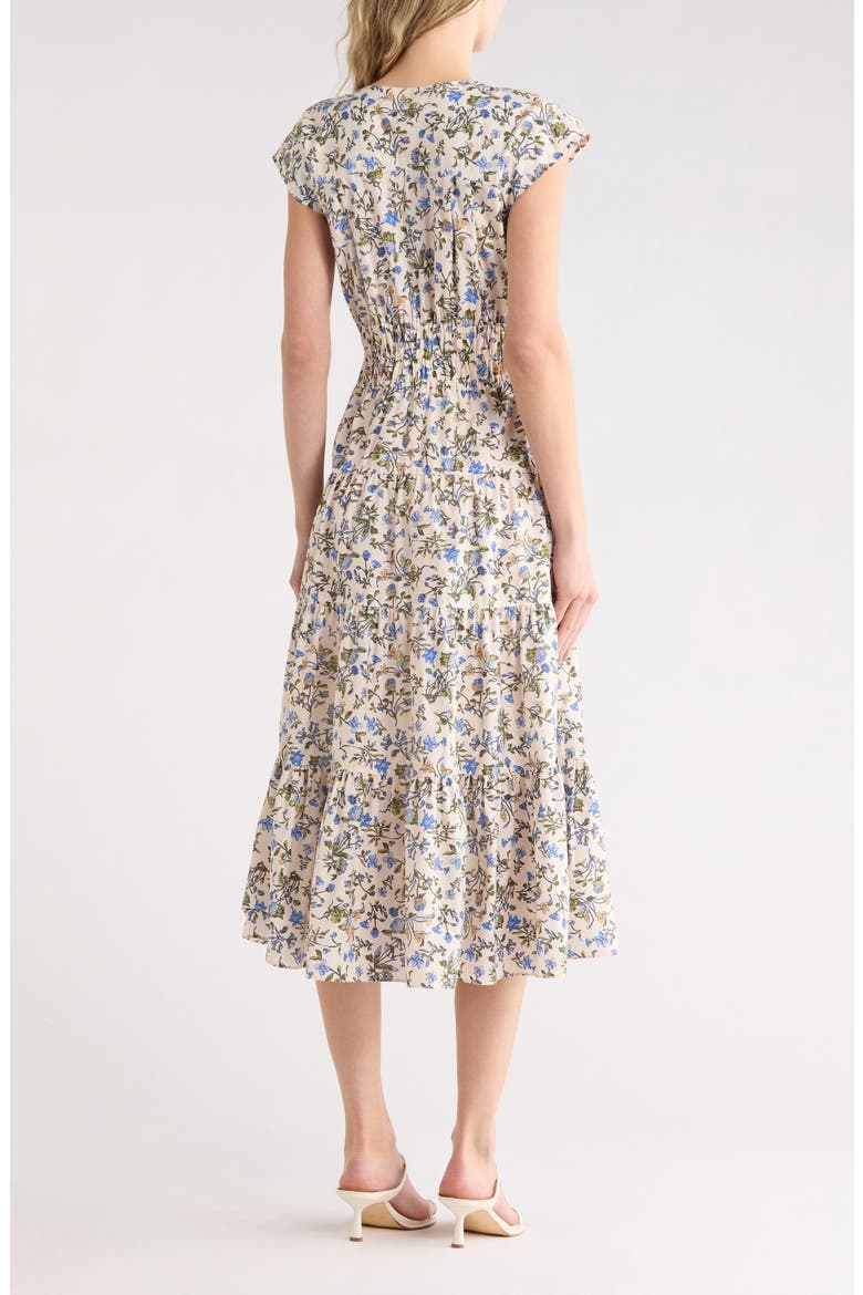 Fatima A-Line Dress, Alternate, color, BLUE BOUQUET