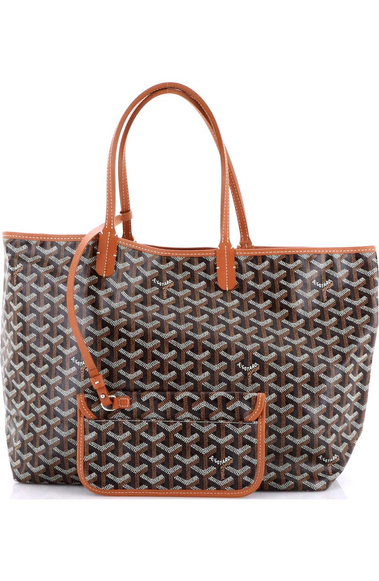 Pre-Owned Goyard Saint Louis Tote Coated Canvas PM, Alternate, color, Brown