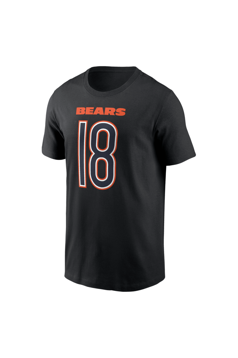 Men's Nike Caleb Williams Black Chicago Bears Carbon Name & Number T-Shirt, Alternate, color, Black