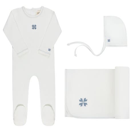 Embroidered Clover Collection - Layette Set