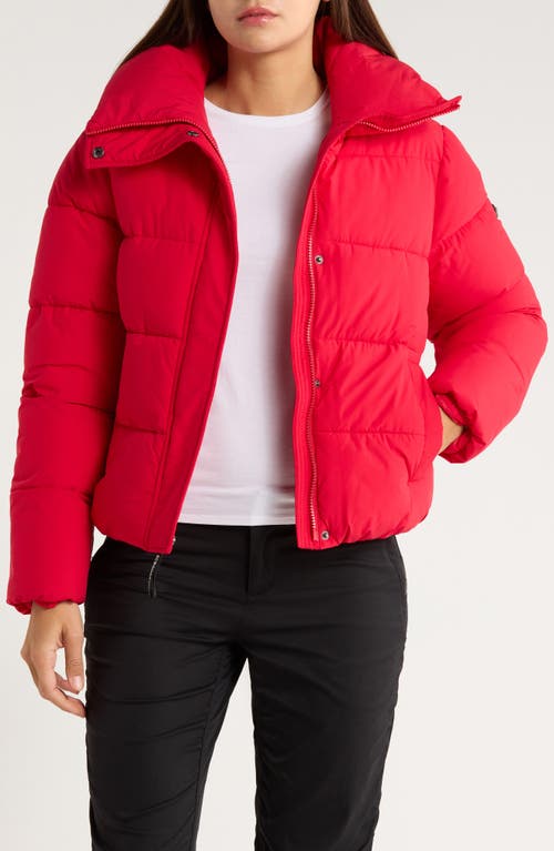 Bcbgeneration Water Resistant Puffer Jacket In Red
