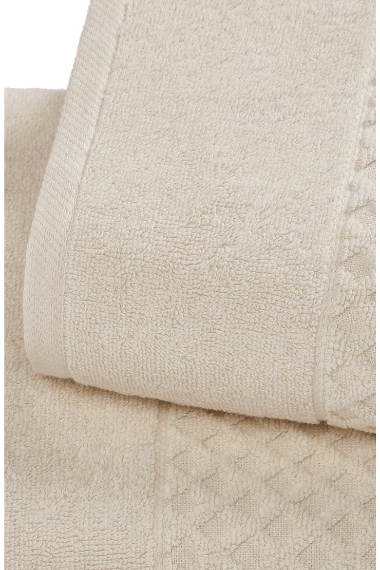 Diamond Waffle Texture 6-Pack Washcloth Set, Alternate, color, OATMEAL
