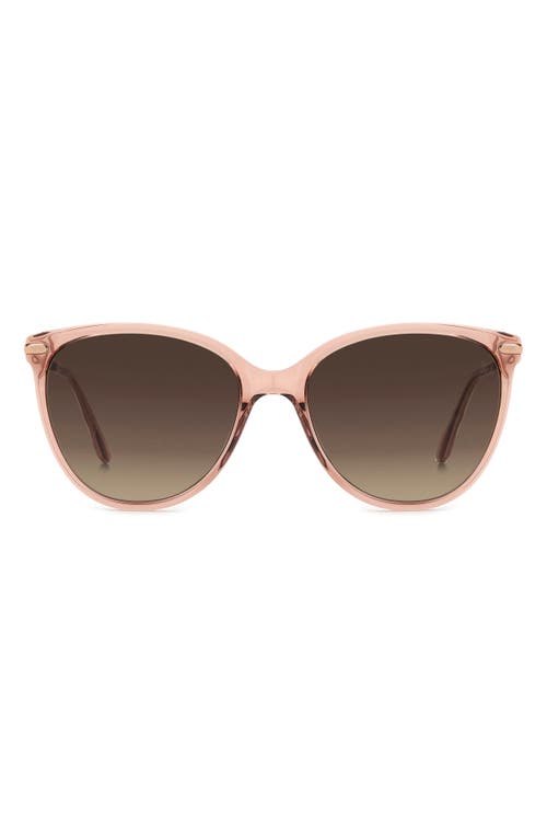 Stuart Weitzman 58mm Gradient Butterfly Sunglasses In Brown