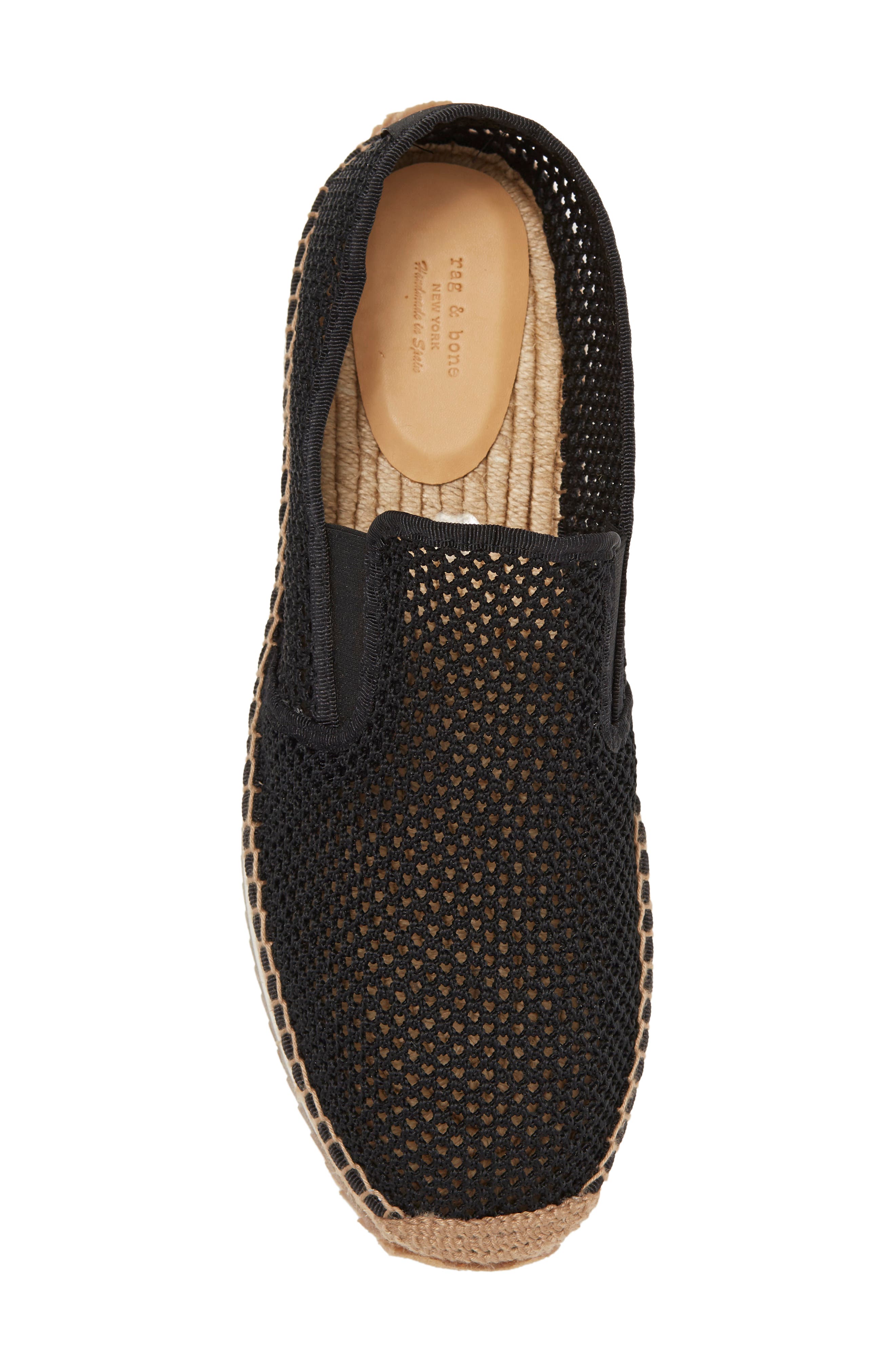 rag & bone Retro Espadrille Runner Slip-On Sneaker, Alternate, color, 