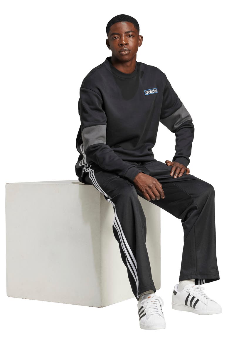Adicolor Firebird Baggy Fit Track Pants, Alternate, color, BLACK